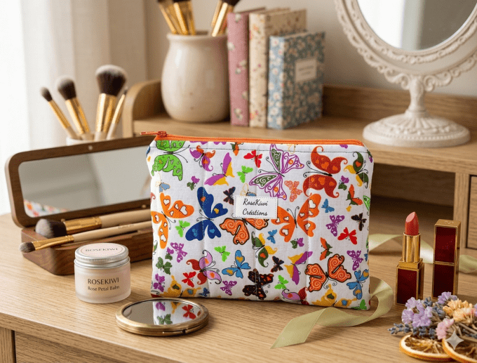 Trousse MakeUp Papillons