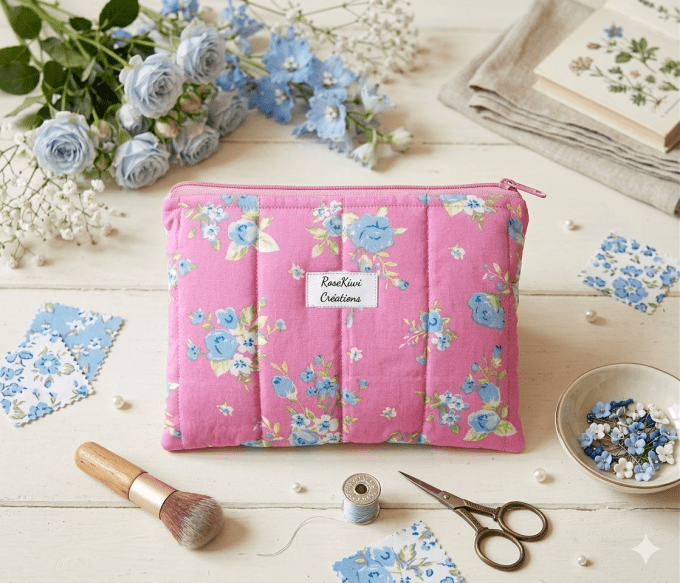 Trousse MakeUp Rose Bleue