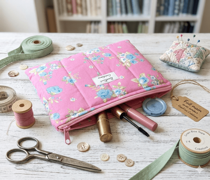 Trousse MakeUp Rose Bleue