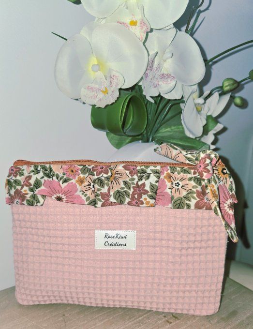 Trousse à maquillage en nid d'abeille