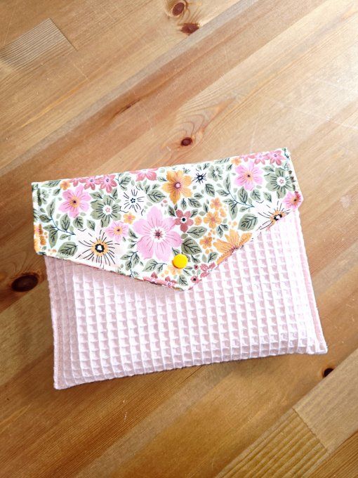 Pochette à livre en nid d'abeill