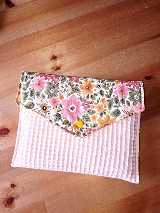 Pochette à livre en nid d'abeill